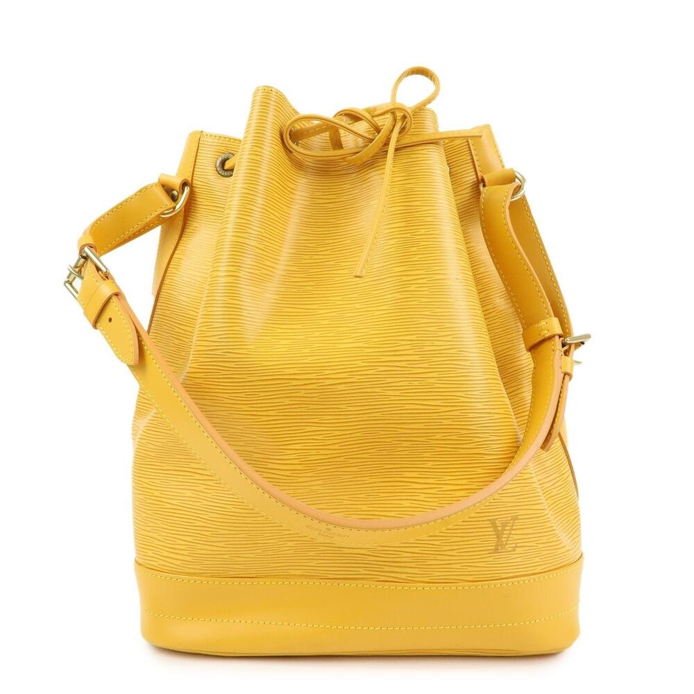 Louis Vuitton Epi Noe Leather Bucket Yellow